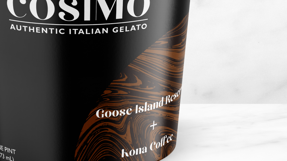 Cosimo Gelato — packaging detail