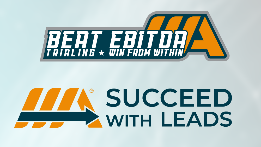Aureon sub-brand identities — Beat EBITDA and Succeed with Leads logos