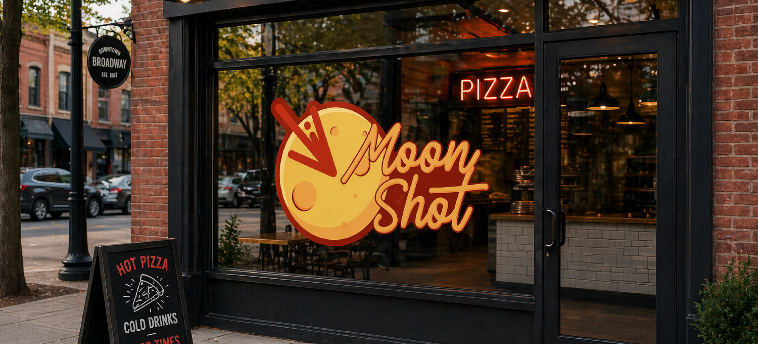 Moonshot Pizzeria — Brand Environment