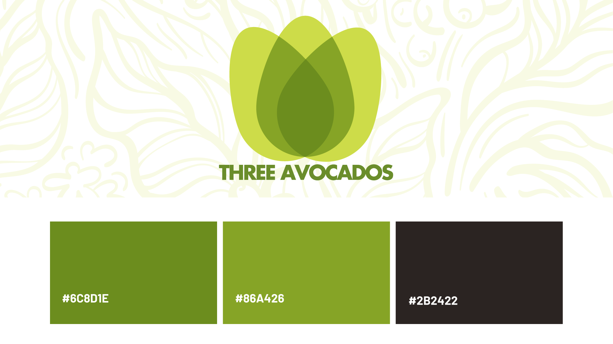 Three Avocados — Brand Application